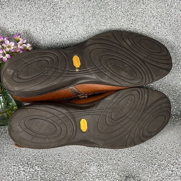 Aravon Vibram Leather Shoes Flats Sandals Outdoor Hiking Lucie Mary Jane 8 - Picture 5 of 7